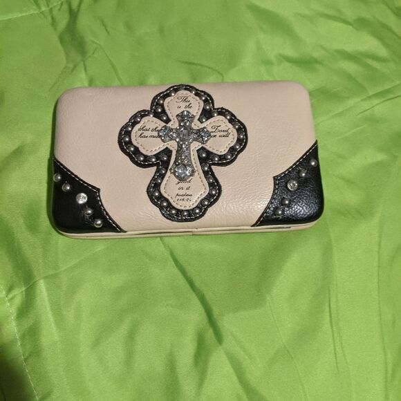 Handbags - tan cross wallet